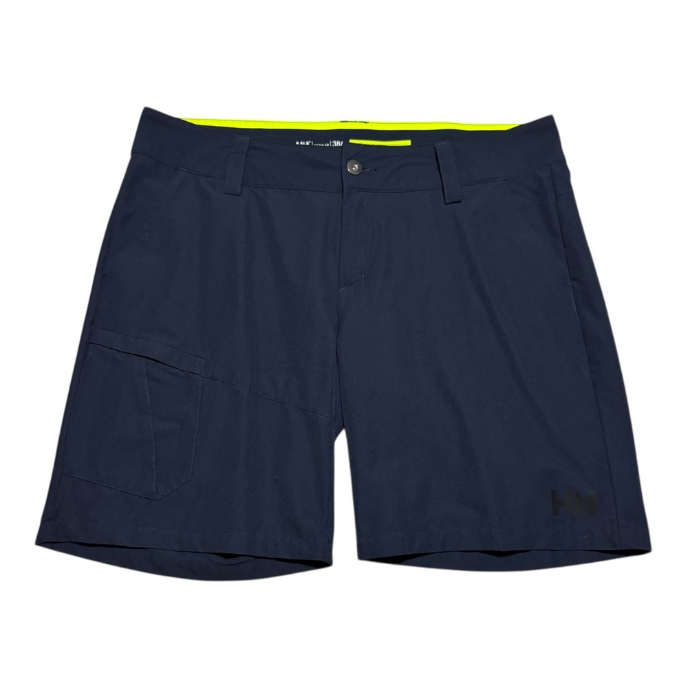 Helly Hansen Quick Dry Navy Blue Outdoor Cargo‎ Shorts Men's 38R 9.5" Inseam